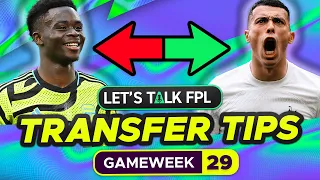 FPL TRANSFER TIPS GAMEWEEK 29 (Who to Buy and Sell?) | FANTASY PREMIER LEAGUE 2023/24 TIPS
