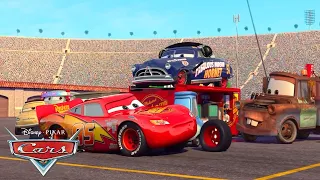 Teamwork Makes the Dream Work | Behind NASCAR, DIY Race Track & More | Pixar Cars