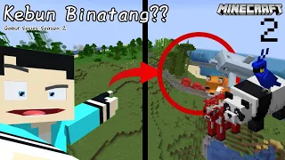 BIKIN KEBUN BINATANG DI MINECRAFT?! | Minecraft Gabut Series Indonesia (2)