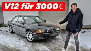 BMW 750i V12 für nur 3000€ gekauft!