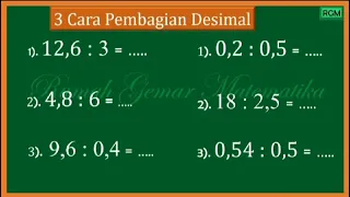 MENGHITUNG PEMBAGIAN DESIMAL #pembagiandesimal