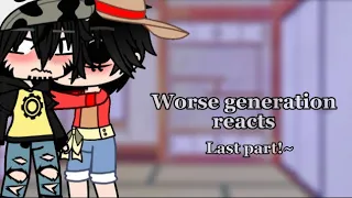 Worst generation reacts to Mugiwara | 4/4| One piece | Made by: 𝑅𝑜𝑏𝑖𝑛 ♡ | Luffy | Lawlu |