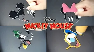 Disney Mickey Mouse Pancake Art - Mickey, Minnie, Goofy, Pluto, Donald / satisfying Video for KIds