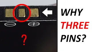 Why do MOBILE BATTERIES have THREE terminals? A simple Explanation.