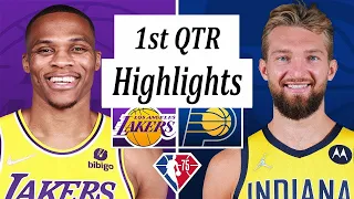 Los Angeles Lakers vs. Indiana Pacers Full Highlights 1st Quarter | NBA Season 2021-22