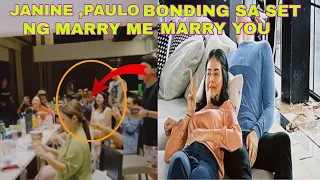 JANINE GUTIERREZ KAKULITAN SA SET WITH PAULO AVELINO ,MARRY ME MARRY YOU FINAL WEEK!