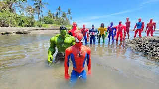 AVENGERS SUPERHERO STORY, TEAM HULK SMASH VS SPIDER-MAN PRO, JOKER VS CAPTAIN AMERICA VS IRON-MAN