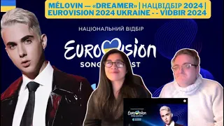 MÉLOVIN — «DREAMER» | Нацвідбір 2024 | Eurovision 2024 Ukraine - 🇩🇰REACTION