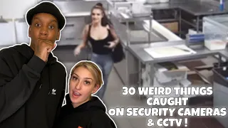 THIS IS SCARY! 😱 | 30 Weird Things Caught On Security Cameras & CCTV ! REACTION