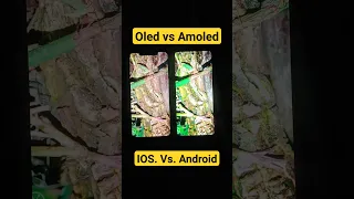 Oled vs Amoled display comparison iphone vs Android