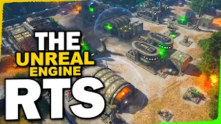 💥Hyperwar - RTS with base building in the Unreal Engine | Helicopters, Artillery & Unit Formations