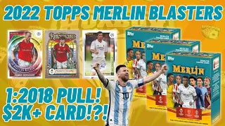 UNBELIEVABLE RETAIL PULL!!! MERLIN IS MAGICAL!!! || 2022-23 Topps Merlin UEFA Soccer Blasters