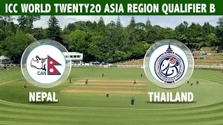 🔴Nepal vs Thailand with nepali commentary || 2018 ICC World Twenty20 Qualifier