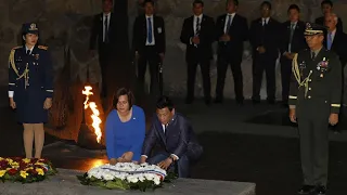 Philippines' Duterte, who once likened himself to Hitler, visits Jerusalem's Holocaust memorial