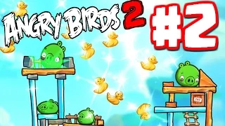 Angry Birds 2 - Gameplay Walkthrough Part 2 - Levels 10 -18 - GOLDEN DUCK SPELL!