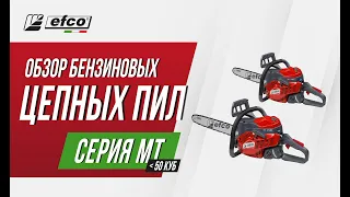 Бензопилы EFCO серия MT до 50 куб.см. - обзор, характеристики, применение