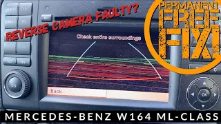 How to Permanently FIX Mercedes ML W164 Rear Reversing Camera for FREE - ML350 ML320 ML300 GL