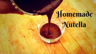 HomeMade Nutella/ Nocilla Recipe for kids/How to make Nutella at Home/Chocolate hazelnut spread