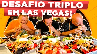 T-BONE & TACOS!! TRIPLE CHALLENGE IN LAS VEGAS!! [feat. Bob, Brandon]