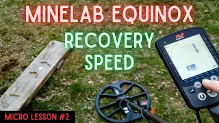 Minelab Equinox Recovery Speed Explained and Why it Matters!