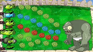 Plants vs Zombies Hack - All Pea PvZ vs Giga gargantuar