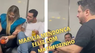 MARILIA MENDONÇA APARECE FELIZ COM MATHEUZINHO