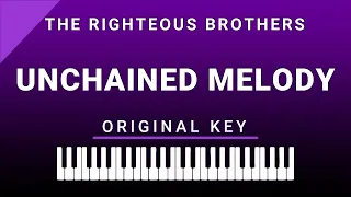 Unchained Melody (Piano Karaoke) The Righteous Brothers