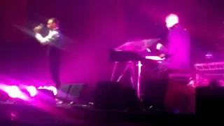 Hurts - Sandman and begining of Blind (live in Kyiv, 05.10.13)