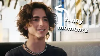 Funny moments with Timothée Chalamet: "What is Means To Make British Vogue History"
