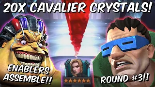 20x 6 Star Mole Man Cavalier Crystal Opening Round #3! - ASSEMBLE - Marvel Contest of Champions