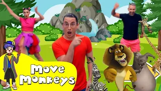 I LIKE TO MOVE IT MOVE IT Dance | Zumba for Kids | Madagascar songs | Move Monkeys