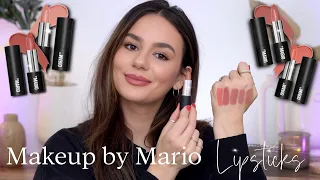 MAKEUP BY MARIO SUPER SATIN LIPSTICK: Swatches & Review || Tania B Wells