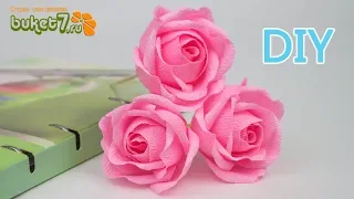 How to make a paper rose. Diy Rose Tutorial