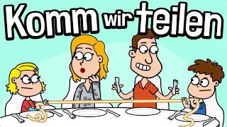 ♪ ♪ Kinderlied Teilen lernen  - Komm wir teilen - Hurra Kinderlieder