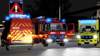 Emergency Call 112 - London Fire Brigade Night Shift! 4K