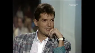 Falco bei "Heut' abend" mit Joachim Fuchsberger (ARD, 1986)