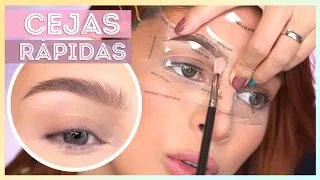 TUTORIAL DE CEJAS FÁCIL Y RÁPIDO CON PLANTILLA