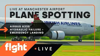 LIVE Plane spotting at Manchester Airport - 12/05/24