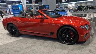 2023 Chicago Auto Show Exotic Cars Display Tour