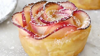 How to Make Apple Roses in One Minute Video