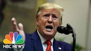 President Donald Trump On Biden’s Call For Impeachment: ‘His Campaign Is Sinking’ | NBC News