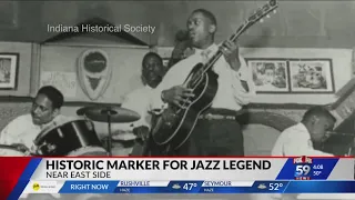 Marker dedicated to Indy jazz legend Wes Montgomery