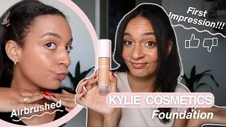 Kylie Cosmetics NEW Foundation⎥First Impression & Wear Test