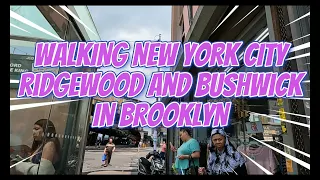 ASMR WALKING NEW YORK CITY LUNA BROOKLYN RIDGEWOOD & BUSHWICK