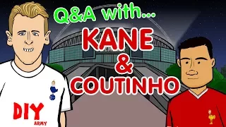❓Q&A: Kane and Coutinho❓(Parody - Tottenham vs Liverpool 2017 preview)