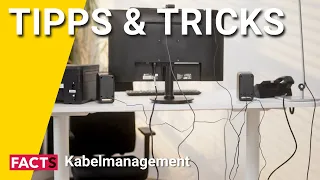 Kabelmanagement: So schafft ihr Ordnung auf dem Schreibtisch!