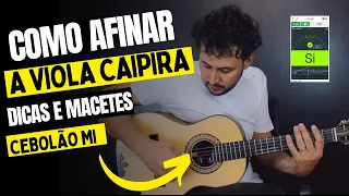 COMO AFINAR A VIOLA CAIPIRA - dica |  Aprenda Passo a Passo | tutorial Como tocar na viola caipira