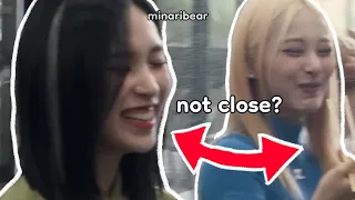 twice weren't close with each other but then...