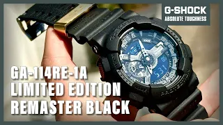 Unboxing G-Shock REMASTER BLACK GA-114RE-1A