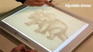 Acurit Thin Line Pro LED Light Boxes - Trace through artist papers or canvas substrates.